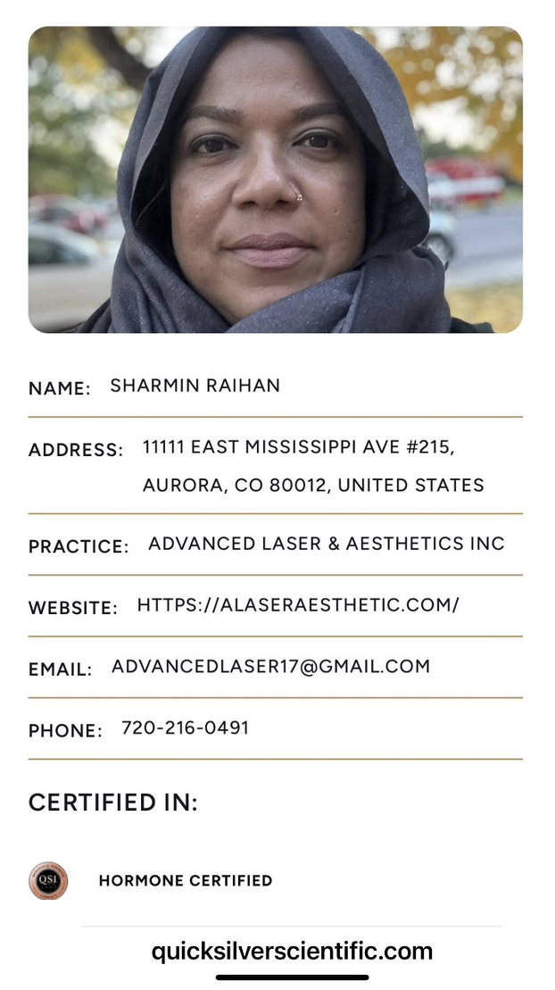 Quicksilver Scientific Certification